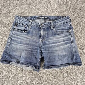 Big Star Remy Low Rise Jean Shorts Womens 29 Blue Denim Stretch